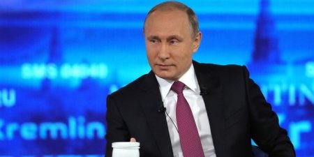 За первый час прямой линии Путин ответил на 15 вопросов