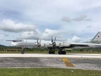 Российские стратегические бомбардировщики Ту-95МС в Индонезии