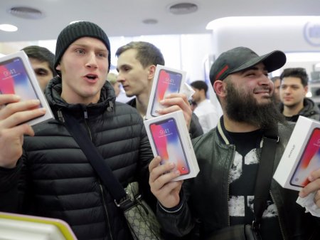 В России 2017 год стал рекордным по продажам смартфонов