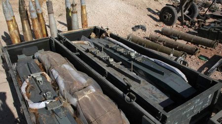 Сирийские военные перехватили груз оружия и боеприпасов боевиков