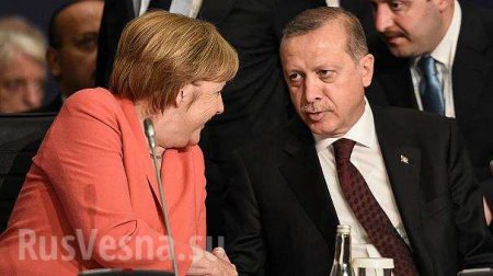 Эрдоган: Мы с Меркель поспорили с Трампом из-за российского газа на саммите НАТО