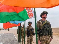 Более 12 тыс. военных шести стран принимают участие в учениях ОДКБ "Боевое братство"