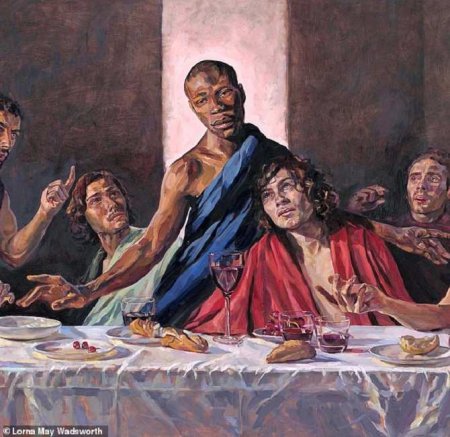 В британском соборе появилась картина с темнокожим Христом (ФОТО)