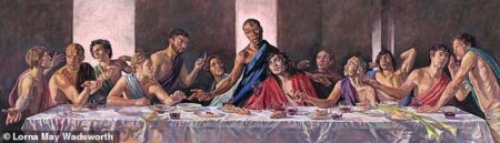 В британском соборе появилась картина с темнокожим Христом (ФОТО)