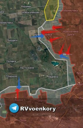 Операция по охвату Авдеевки: Армия России продолжает наступление (КАРТА)